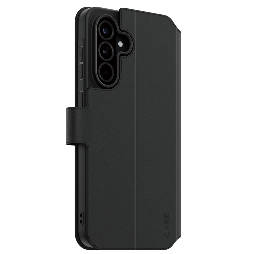 Husă PanzerGlass® CARE Feature Kickstand Wallet Case Samsung Galaxy A36 5G Negru