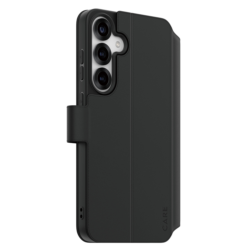 Husă PanzerGlass® CARE Feature Kickstand Wallet Case Samsung Galaxy S25 Plus Negru
