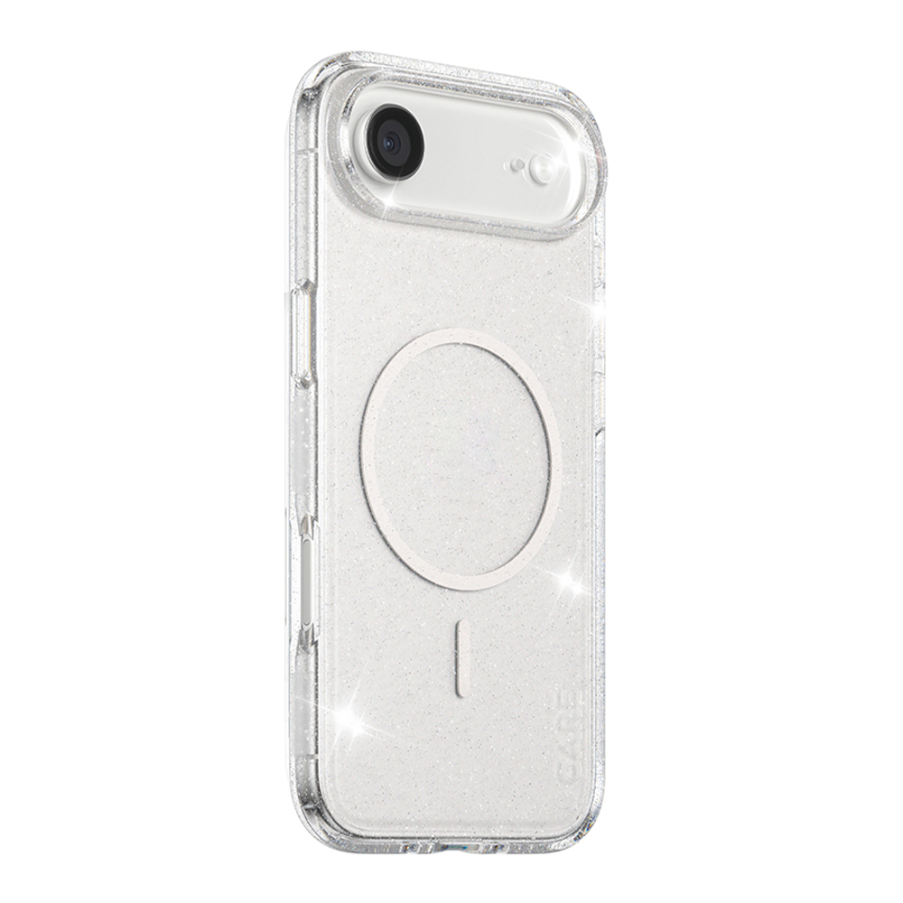 Utilizare husă PanzerGlass® CARE Flagship Urban Explorer Star Lit White MagSafe iPhone 17 Air