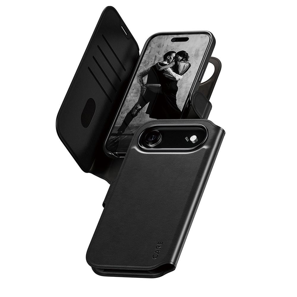 Husă PanzerGlass® CARE Feature MagSafe Case Tango Two-in-One Wallet iPhone 17 Air Negru