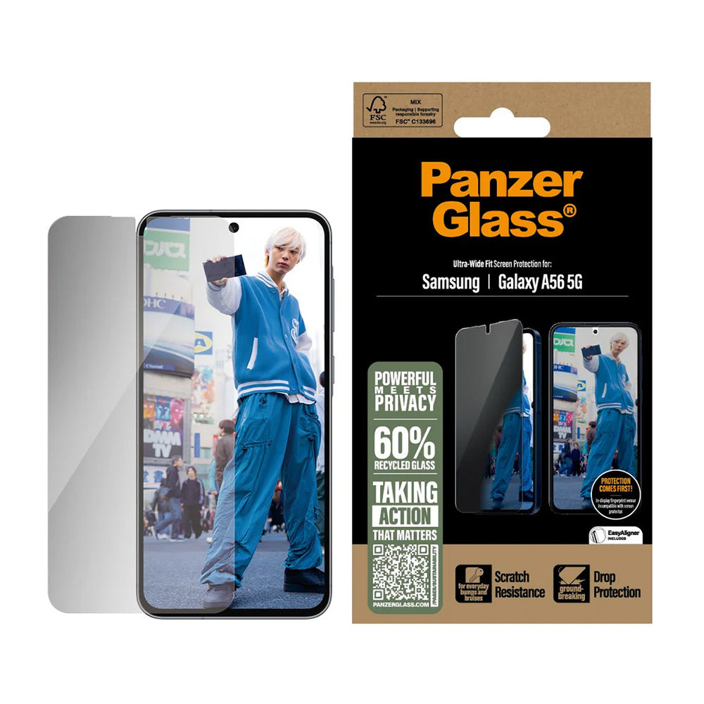Folie PanzerGlass® Ultra-Wide Fit Privacy Screen Protector Samsung Galaxy A56 5G