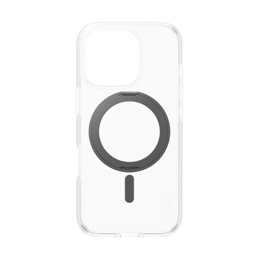 Detalii husă PanzerGlass® CARE Feature Black Kickstand & MagSafe iPhone 16 Pro