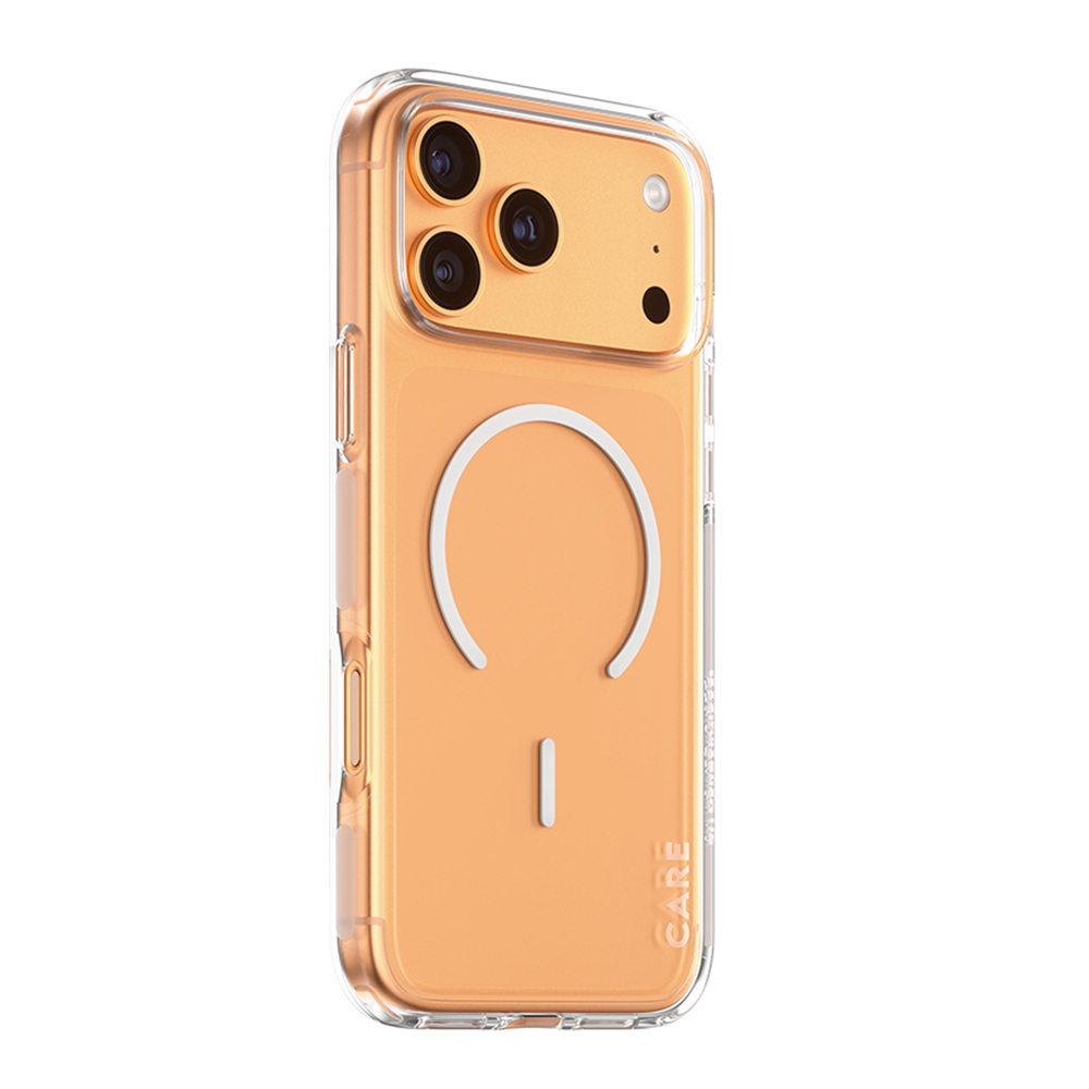 Utilizare husă PanzerGlass® CARE Flagship Urban Explorer White MagSafe iPhone 17 Pro