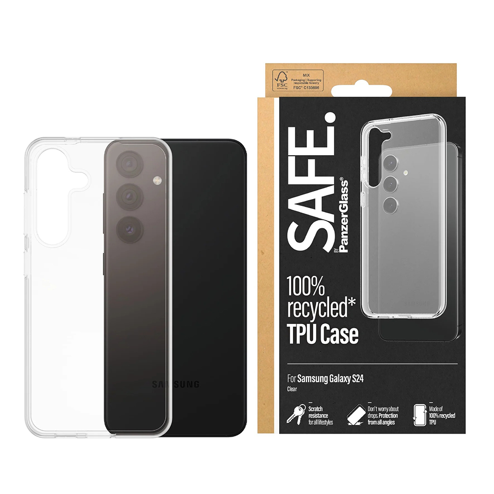 Utilizare husă PanzerGlass® SAFE. TPU Case Series Samsung Galaxy S24
