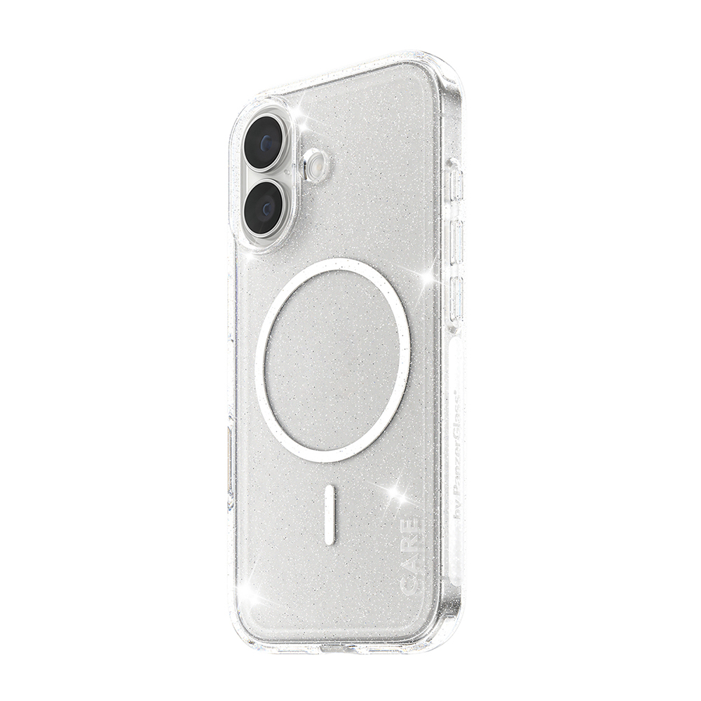 Husă PanzerGlass® CARE Flagship Urban Explorer Star Lit White MagSafe iPhone 17 Transparenta
