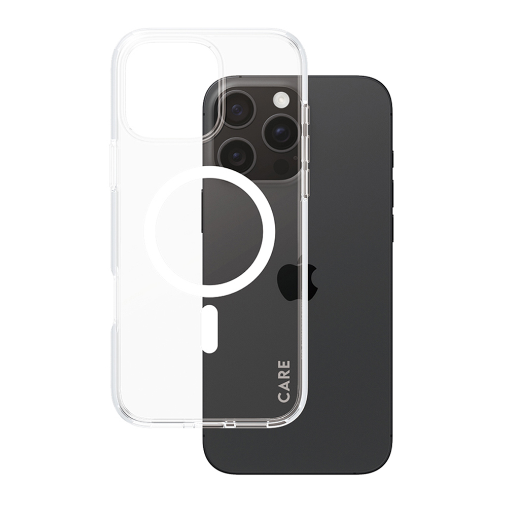 Husă PanzerGlass® CARE Flagship Urban Combat White MagSafe iPhone 16 Pro Max Transparenta