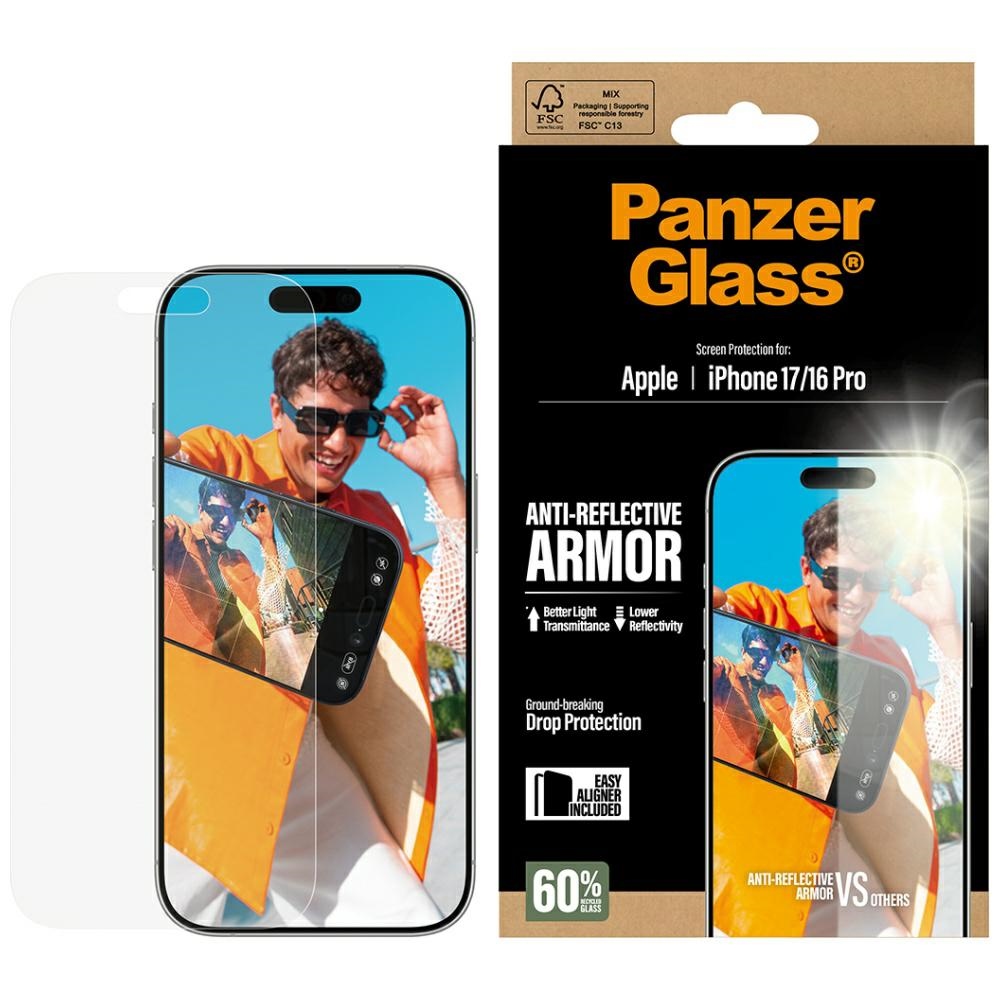 Aplicare folie PanzerGlass® Anti-Reflective Armor Screen Protector w. EasyAligner