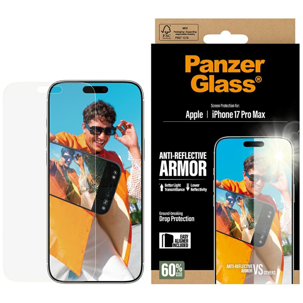 Aplicare folie PanzerGlass® Anti-Reflective Armor Screen Protector w. EasyAligner