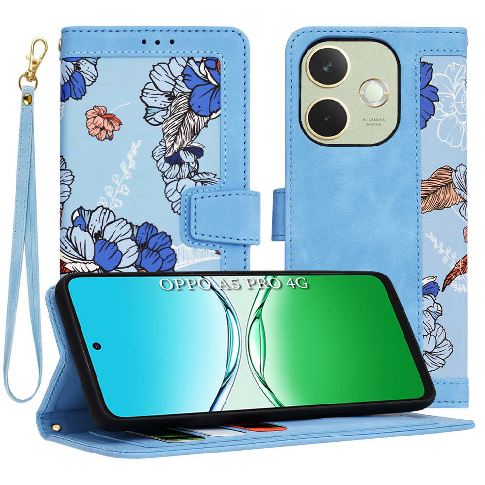 Калъф за Oppo A5 Pro 4G / A5 Pro 5G - Techsuit FlipCraft - Vibrant Син