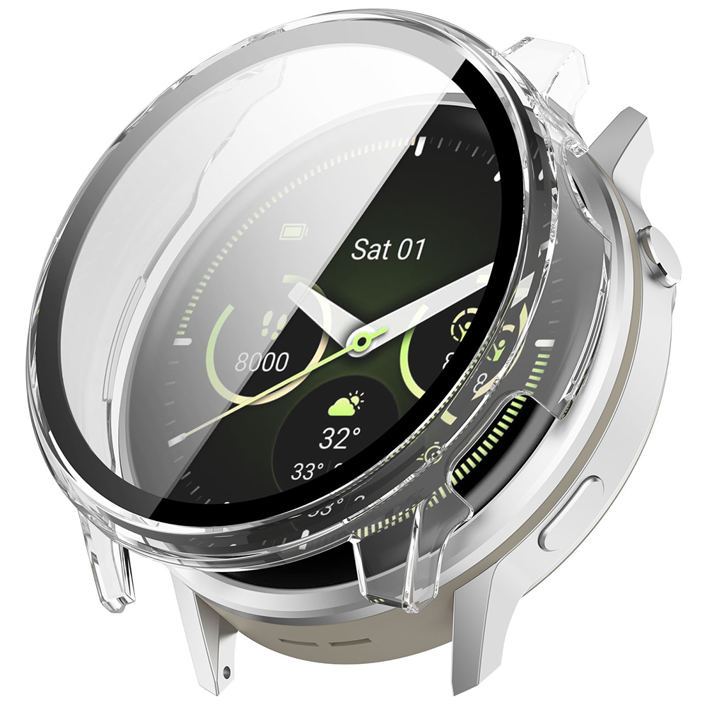 Чанта за Garmin Venu 4 45 мм + Калъф - Techsuit Defense360 Pro - Прозрачен