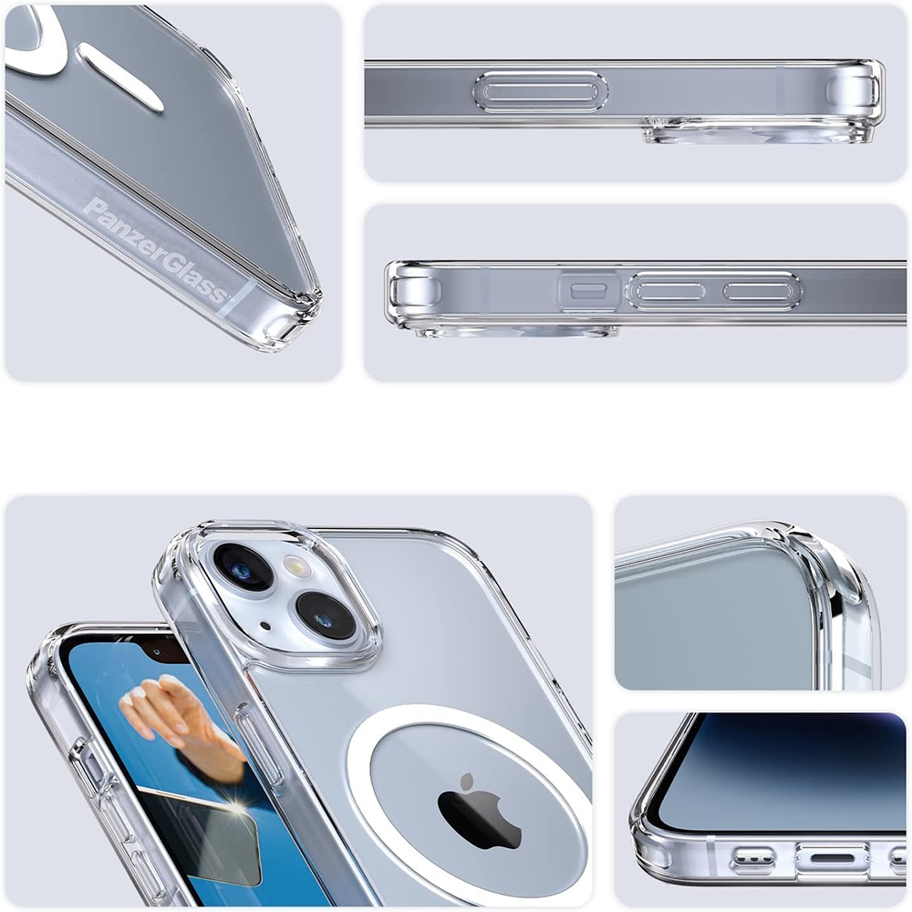 Utilizare husă PanzerGlass® HardCase White MagSafe Series iPhone 16 Pro