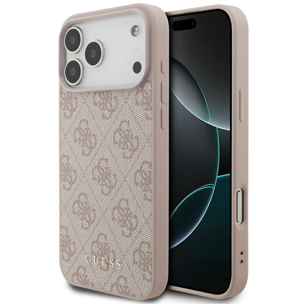 Калъф за iPhone 17 Pro - Guess Hardcase 4G Classic (GUHCP17LG4GFPI) - Розов