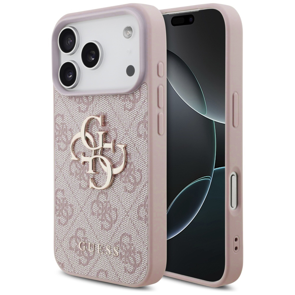 Калъф за iPhone 17 Pro Max - Guess Hardcase 4G Big Logo (GUHCP17X4X4GMGMGPI) - Розов