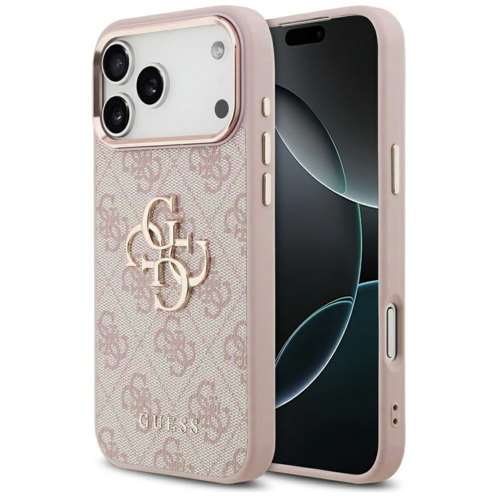 Калъф за iPhone 17 Pro - Guess Hardcase Big 4G Classic Classic Logo (GUHCP17L4GMGCGCPI) - Розов