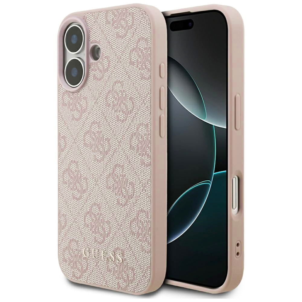 Калъф за iPhone 17 - Guess Hardcase 4G Classic (GUHCP17SG4GFPI) - Розов