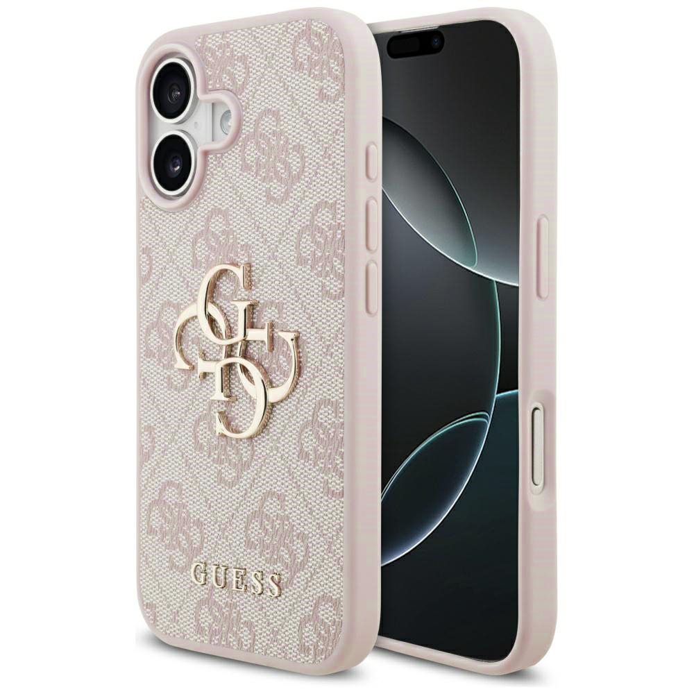 Калъф за iPhone 17 - Guess Hardcase 4G Big Logo (GUHCP17S4GMGPI) - Розов