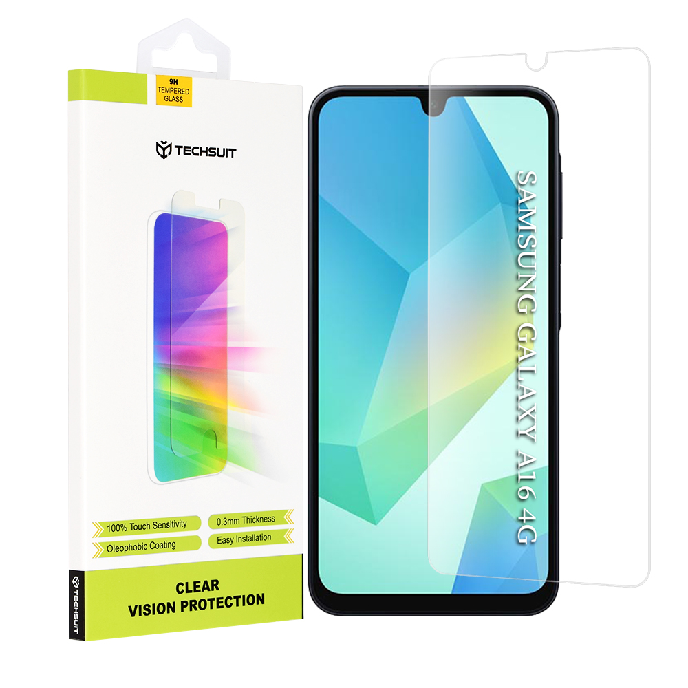 Капак за Samsung Galaxy A16 4G / A16 5G / A17 4G / A17 5G - Techsuit Прозрачен Vision Glass - Прозрачен