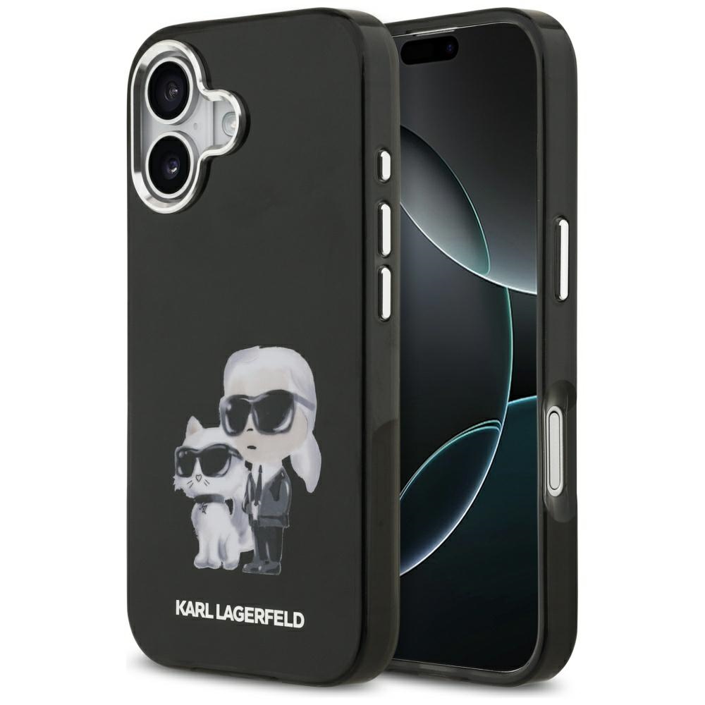 Калъф за iPhone 17 - Karl Lagerfeld IML IML Aquarelle MagSafe (KLHMP17SHMKKCAQOK) - Karl & Choupette