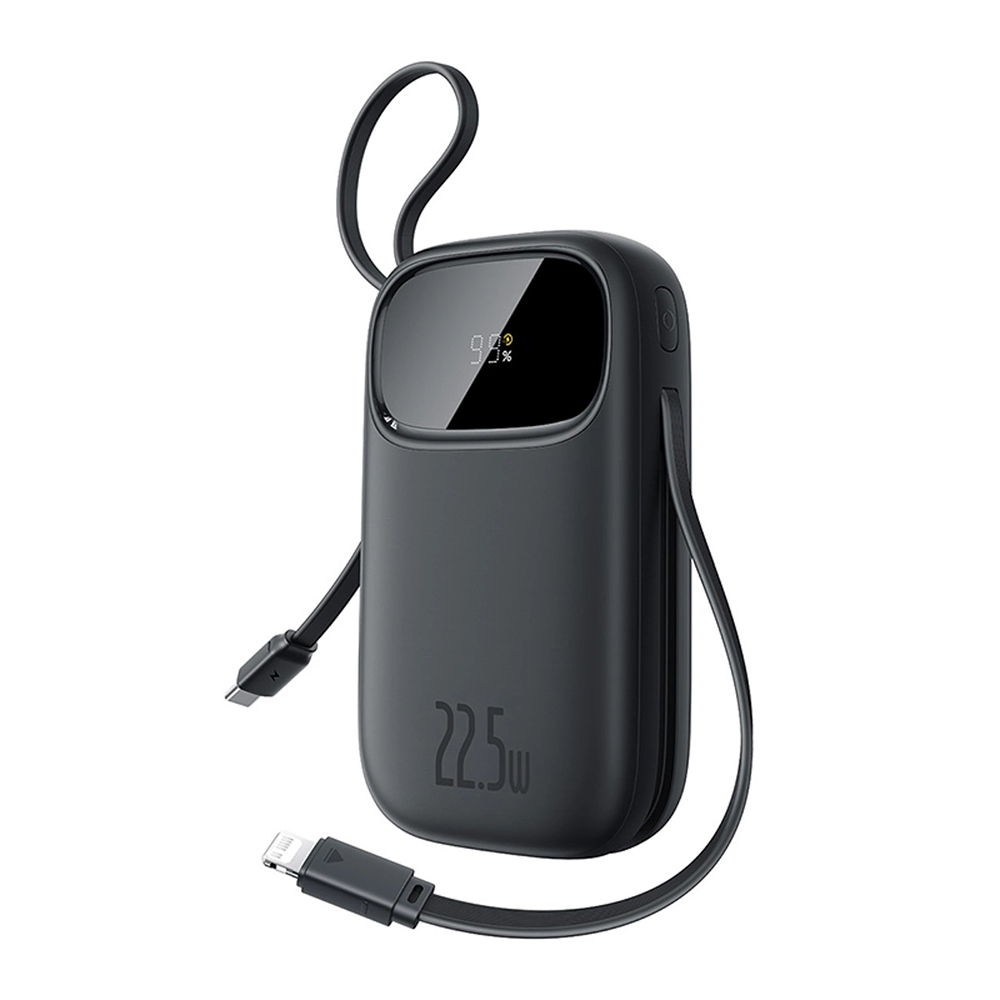 Външна батерия, 22.5W, 10000mAh, дигитален дисплей - Baseus EnerFill FC31 (P10082106123-00) - Черна