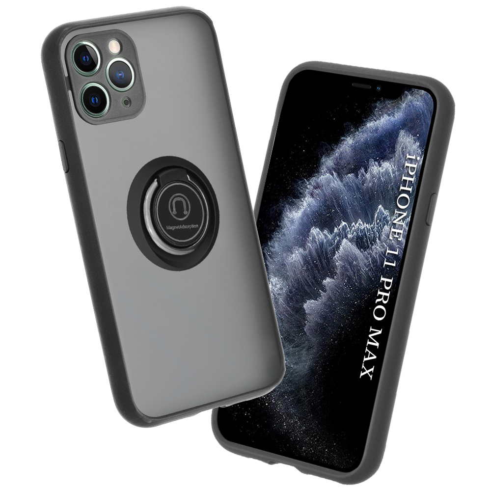 Калъф за iPhone 11 Pro Max - Techsuit Glinth - Черен