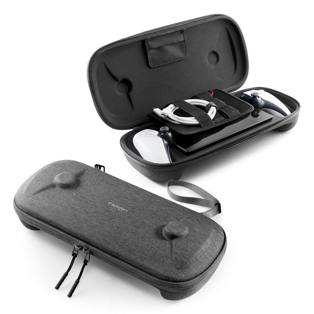 Чанта за Sony PlayStation Portal - Spigen Klasden (AGP09756) - Тъмносив