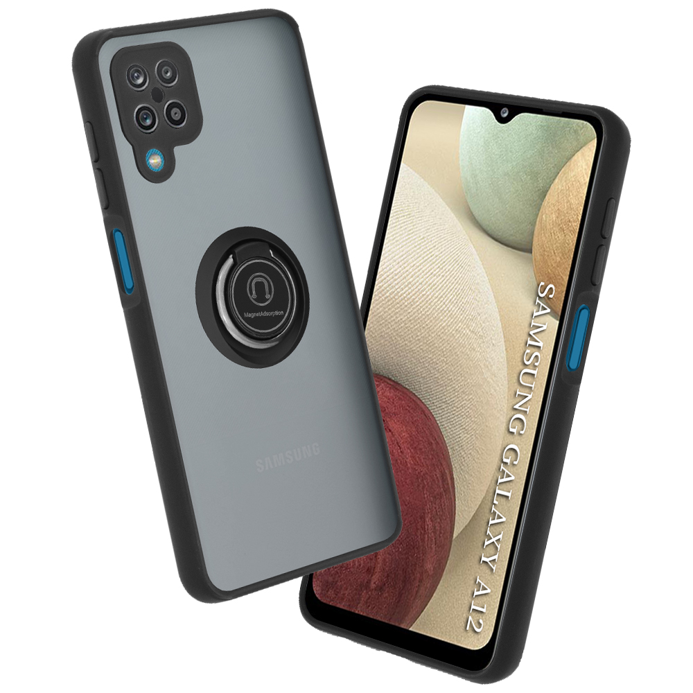 Калъф за Samsung Galaxy A12 / A12 Nacho - Techsuit Glinth - Черен