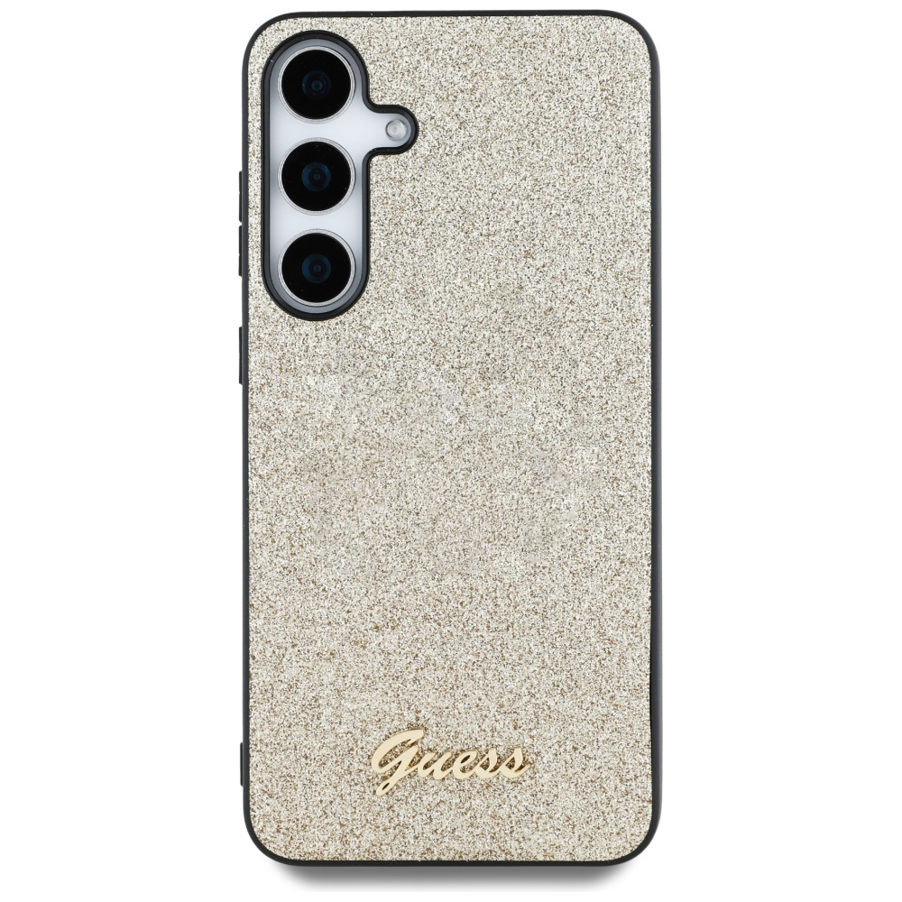 Detalii husă Guess Glitter Script (GUHCS24SHGGSHD) Samsung Galaxy S24