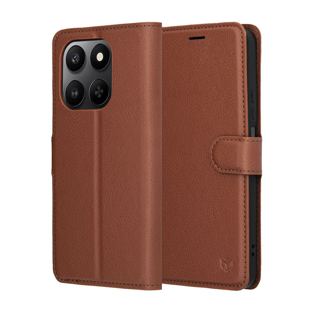 Калъф за Honor 400 Smart 5G / 400 Smart 4G / X7d 4G - Techsuit Leather Folio - Кафяв