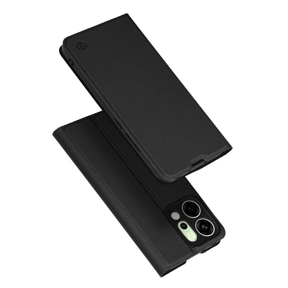 Калъф за Oppo Reno14 - Techsuit Magskin Book - Черен
