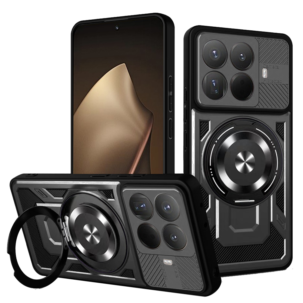 Калъф за Xiaomi 15T Pro - Techsuit RuggedCam - Черен