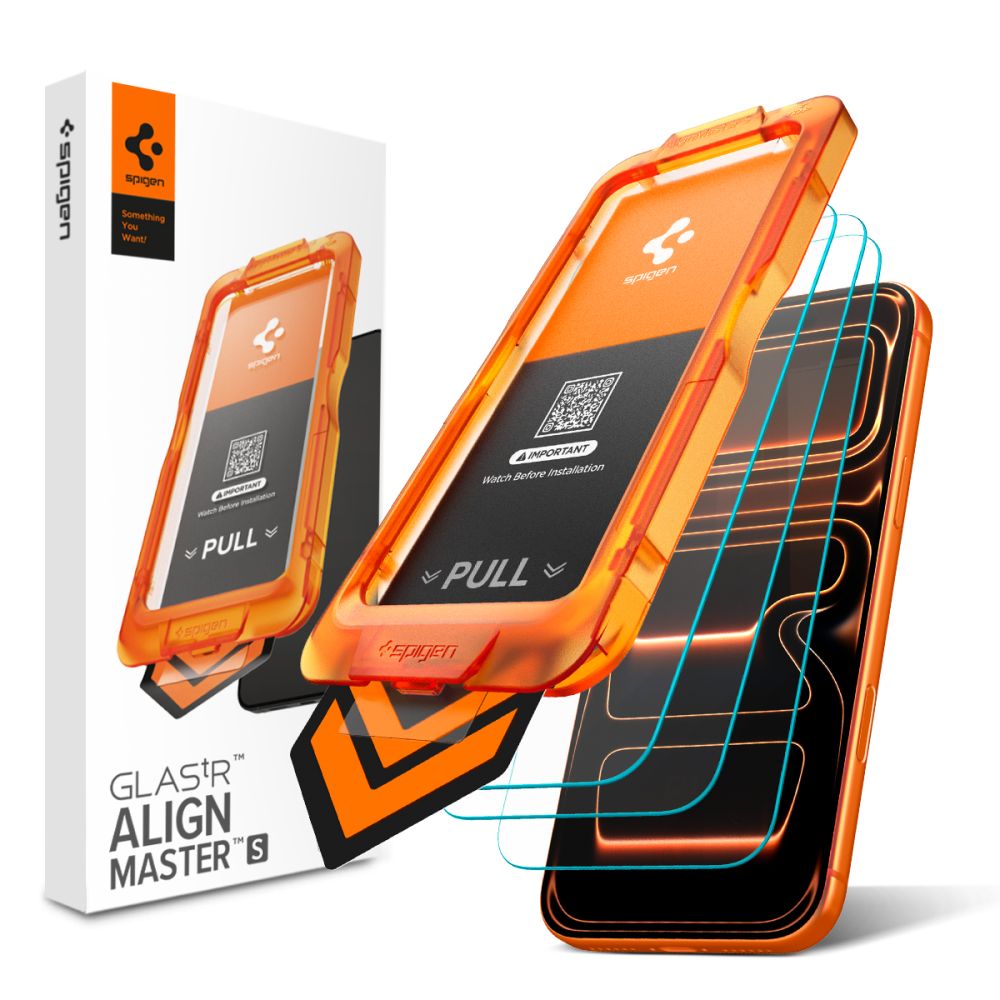 Калъф за iPhone 17 Pro Max (комплект от 3) - Spigen Glas.TR Align Master Slim (AGL10099) - Прозрачен