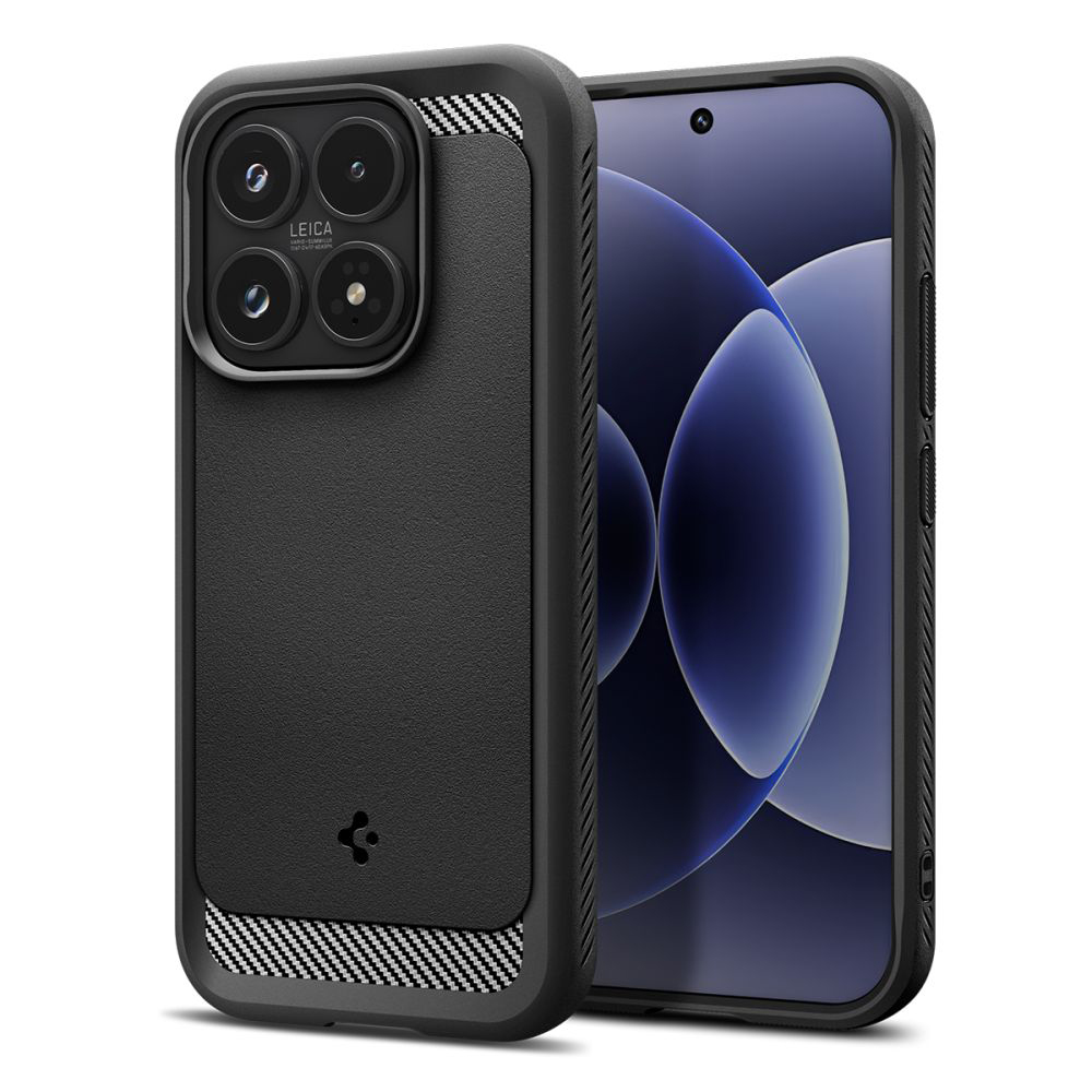 Калъф за Xiaomi 17 - Spigen Rugged Armor (ACS10458) - Черен мат