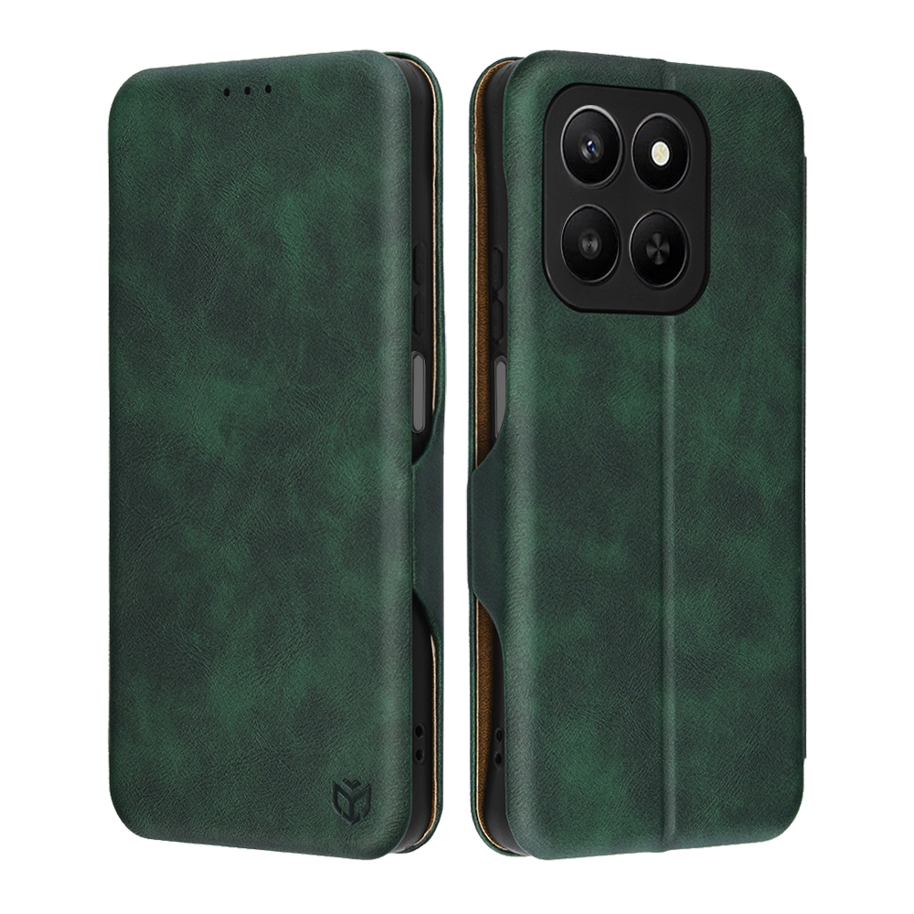 Калъф за Honor 400 Smart 5G / 400 Smart 4G / X7d 4G - Techsuit Safe Wallet Plus - Зелен