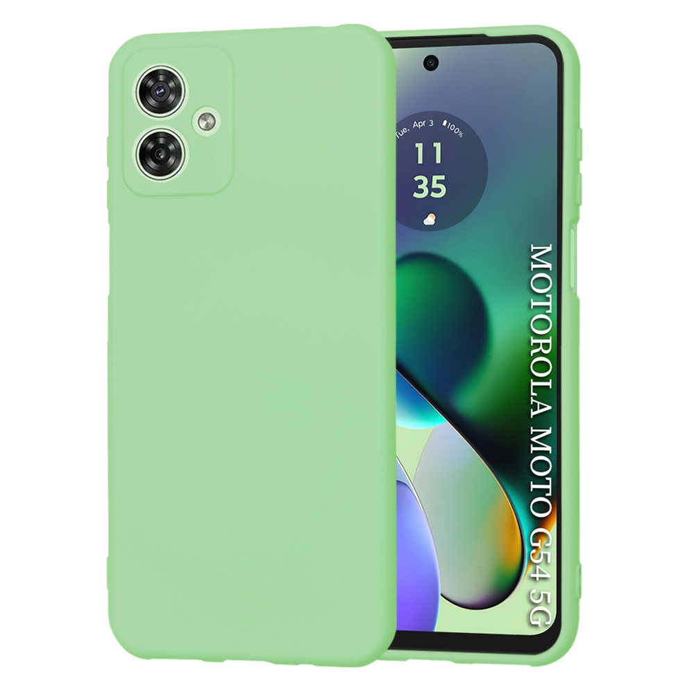 Калъф за Motorola Moto G54 - Techsuit SoftFlex - Mint Зелен