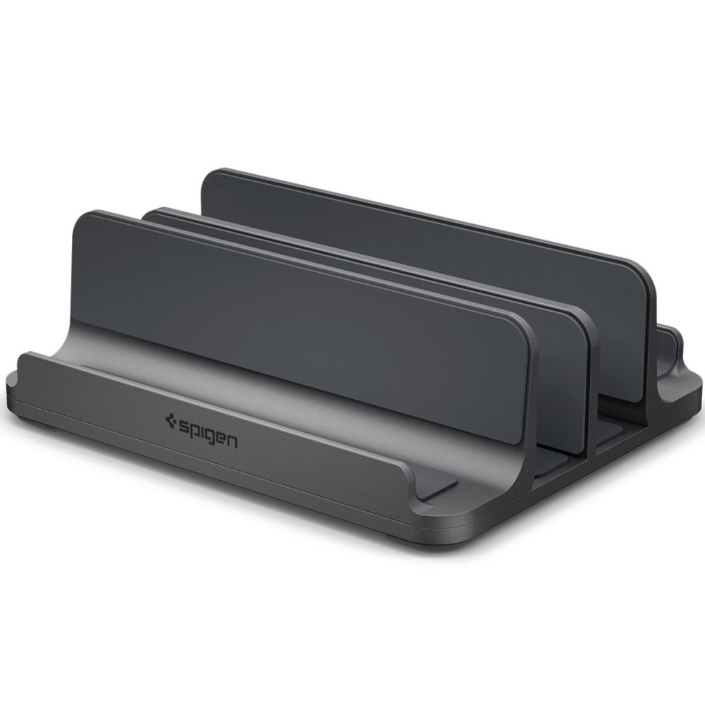 Регулируема вертикална стойка за 4 устройства - Spigen LD208S4 (AMP10640) - Космически сив