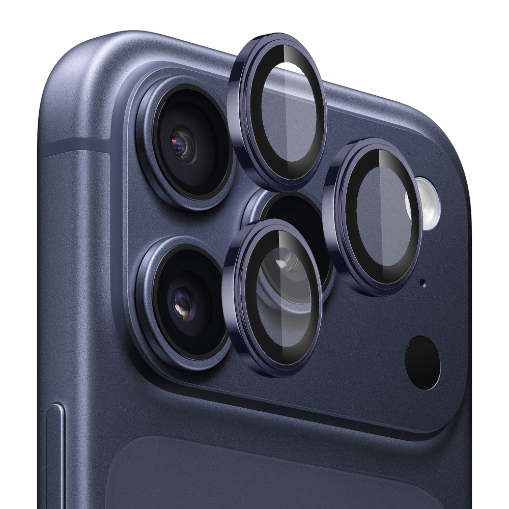 Калъф за iPhone 17 Pro / iPhone 17 Pro Max - Lito S+ Camera Glass Protector - Тъмносин Син