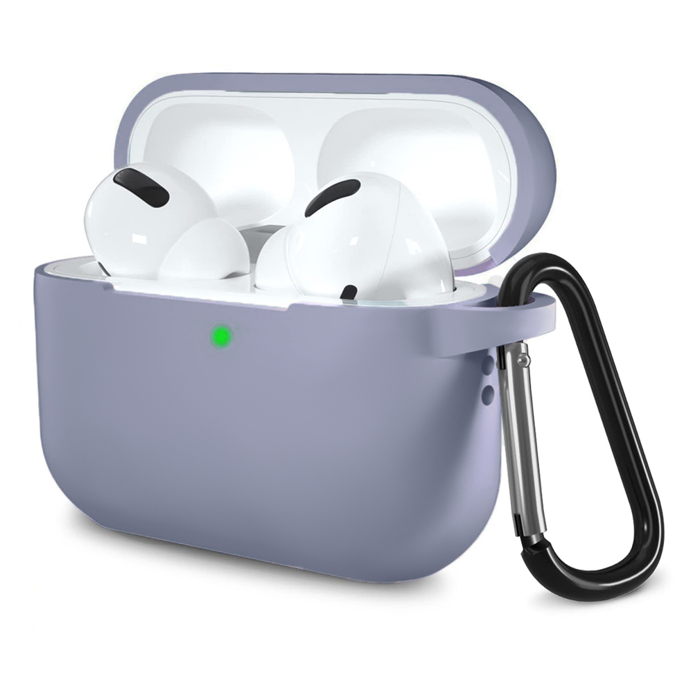 Калъф за AirPods Pro 1/2 - Techsuit - Lavender Сив
