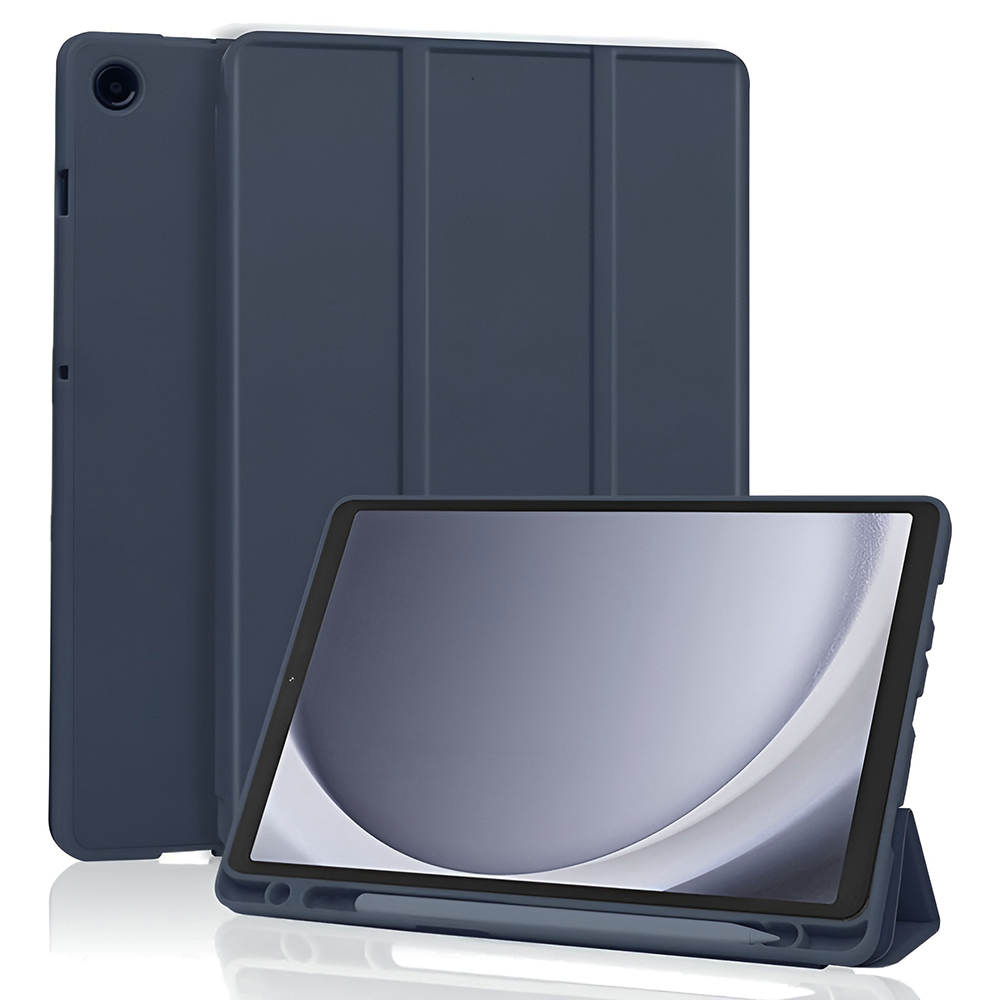 Калъф за Samsung Galaxy Tab A9 - Techsuit Flex Trifold - Тъмносин