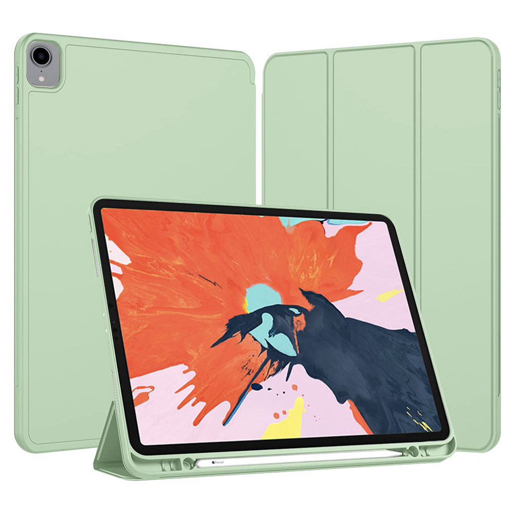 Калъф за iPad Pro 12.9 (2018/2020/2021/2022) - Techsuit Flex Trifold - Matcha Зелен
