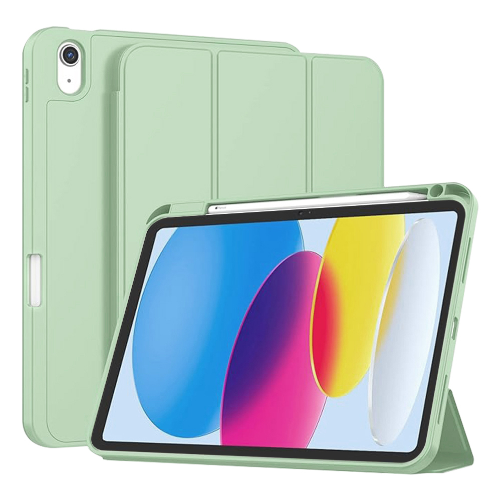 Калъф за iPad 10 (2022) 10.9 / 11 (2025) - Techsuit Flex Trifold - Matcha Зелен