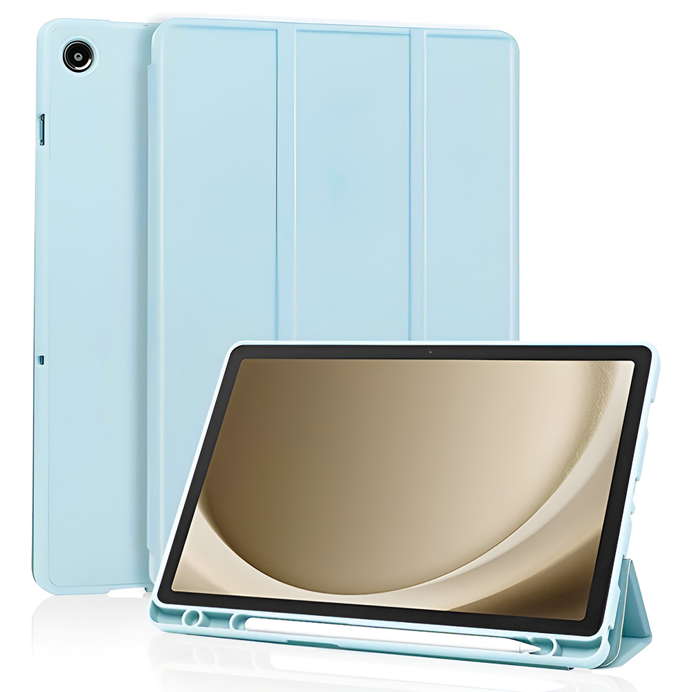 Калъф за Samsung Samsung Galaxy Tab A11 Plus / A9 Plus - Techsuit Flex Trifold - Небесносин