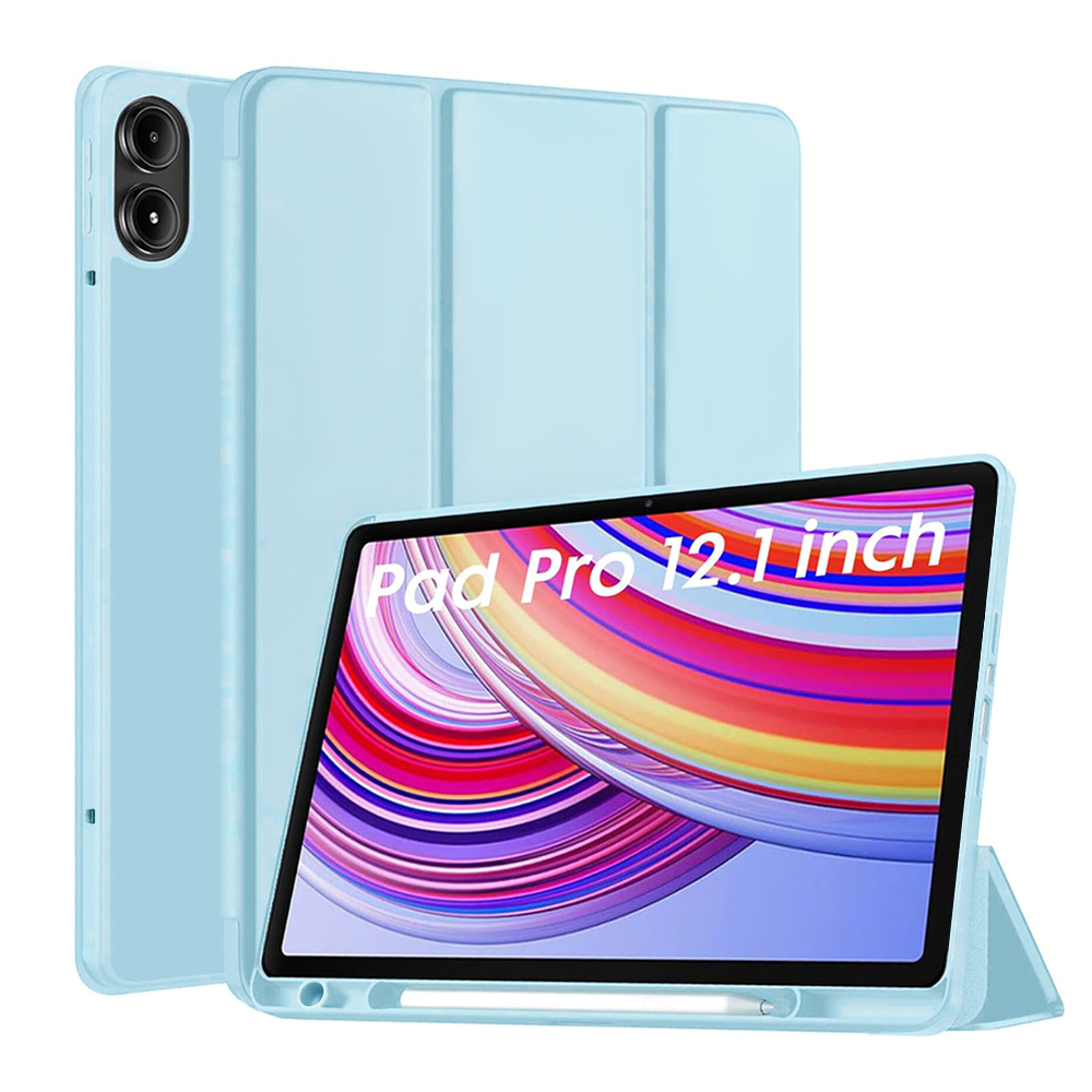 Калъф за Xiaomi Redmi Pad Pro / Redmi Pad Pro 5G / Poco Pad - Techsuit Flex Trifold - Небесно син