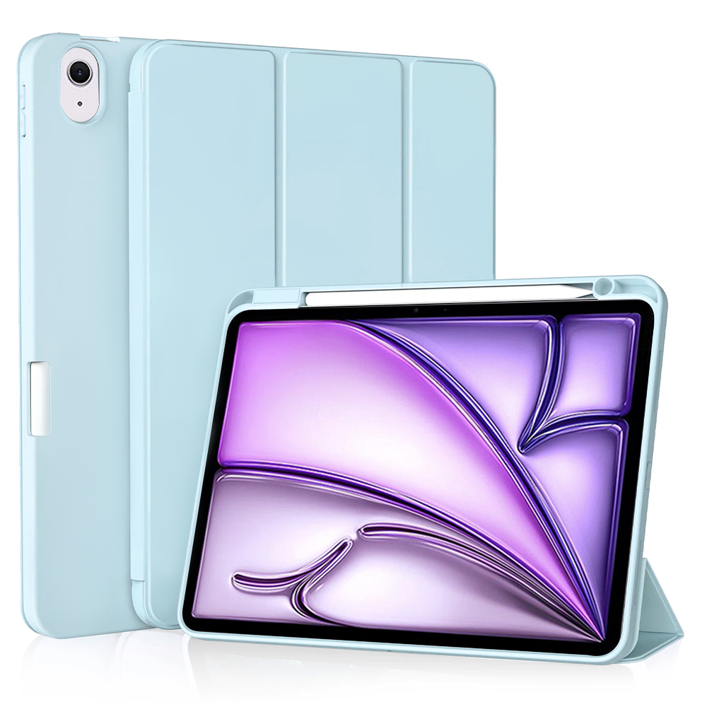 Калъф за iPad Air 11 (2024) / Air 11 (2025) / Air 11 (2026) - Techsuit Flex Trifold - Небесно син