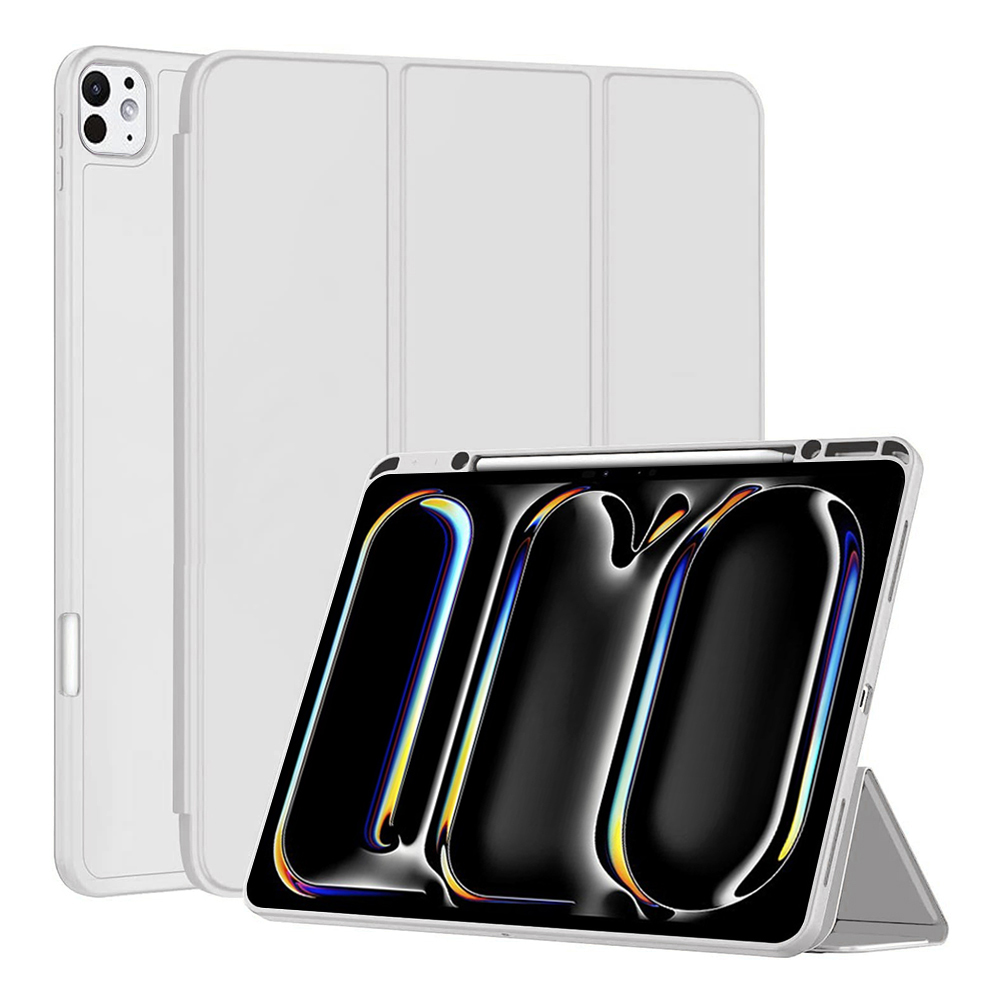 Калъф за iPad Pro 13 (2024) / iPad Pro 13 (2025) - Techsuit Flex Trifold - Сив