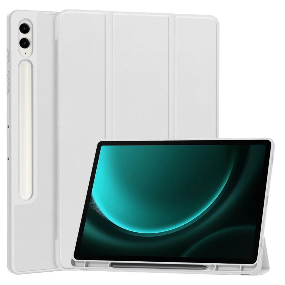 Калъф за Samsung Galaxy Tab S9 Plus / S10 Plus / S9 FE Plus - Techsuit Flex Trifold - Сив