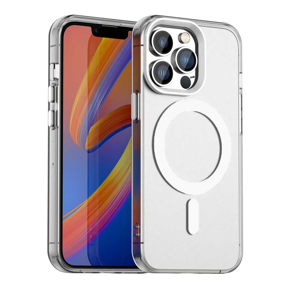 Калъф за iPhone 12 Pro Max - Techsuit CandyCase MagSafe - Бял
