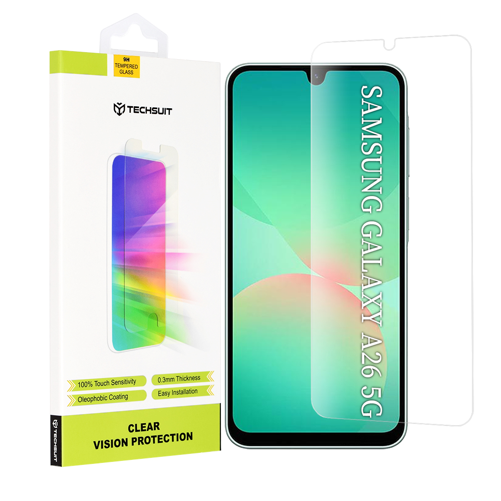 Капак за Samsung Galaxy A26 5G / A27 5G - Techsuit Прозрачен Vision Glass - Прозрачен