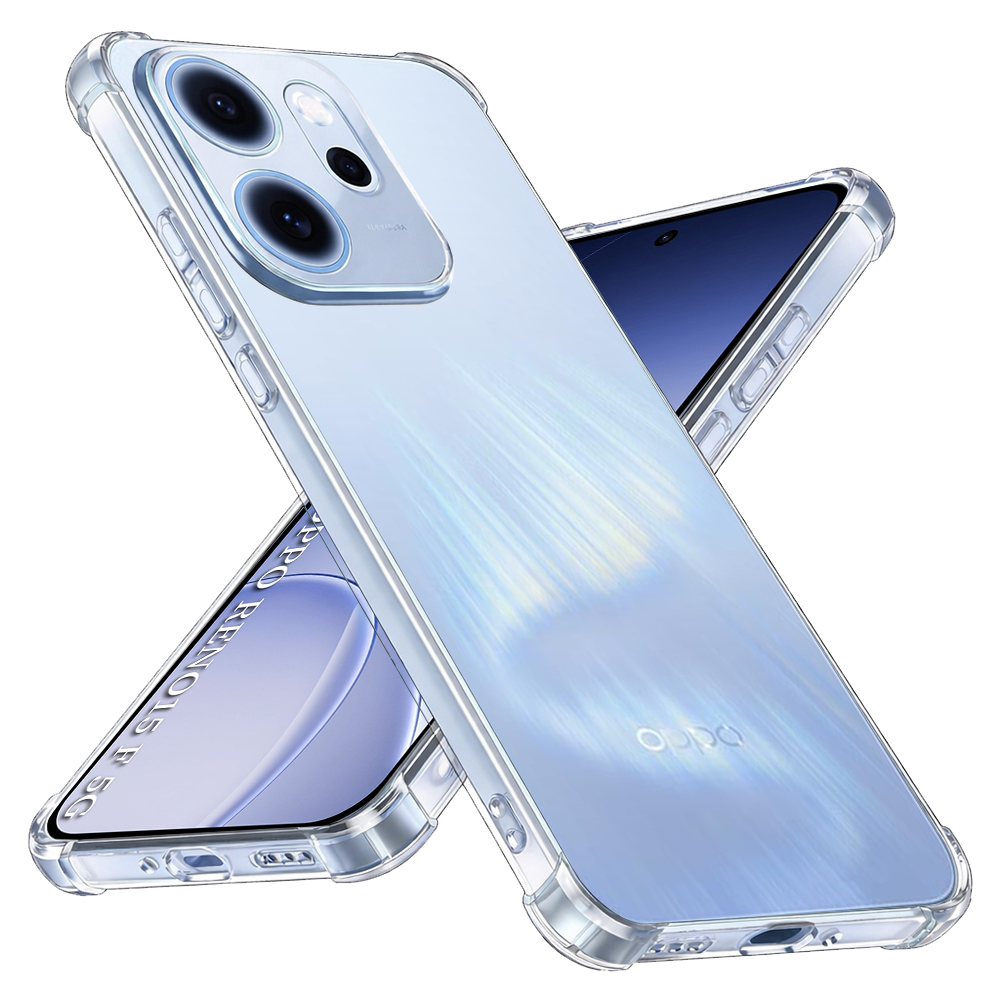 Husă Techsuit Shockproof Clear Silicone Oppo Reno15 F / Reno15 FS 5G Transparenta