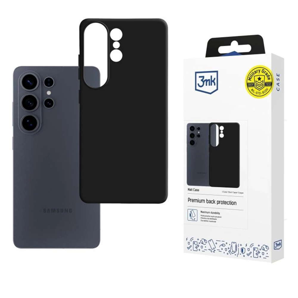 Калъф за Samsung Galaxy S26 Ultra - 3mk Matt Case - Черен