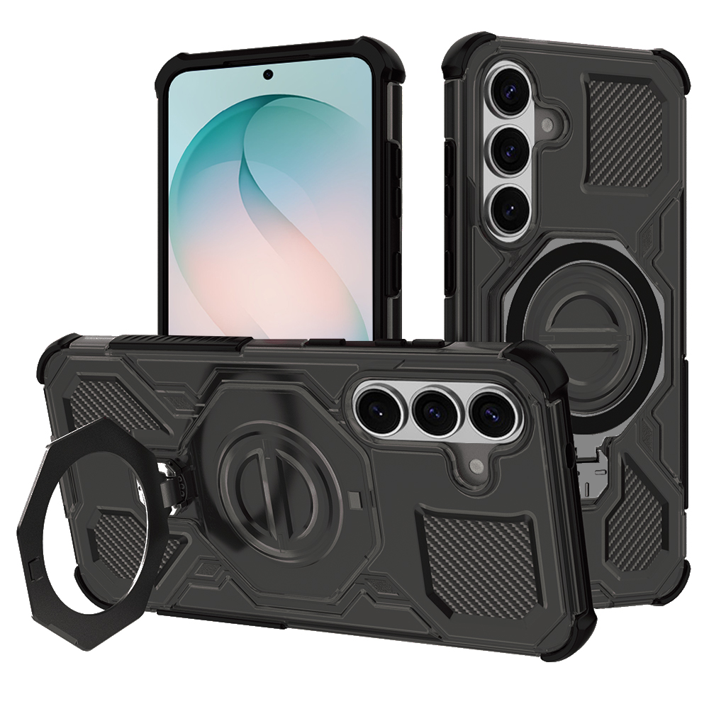 Калъф за Samsung Galaxy S26 Plus - Techsuit Carbon Shield PRO - Черен